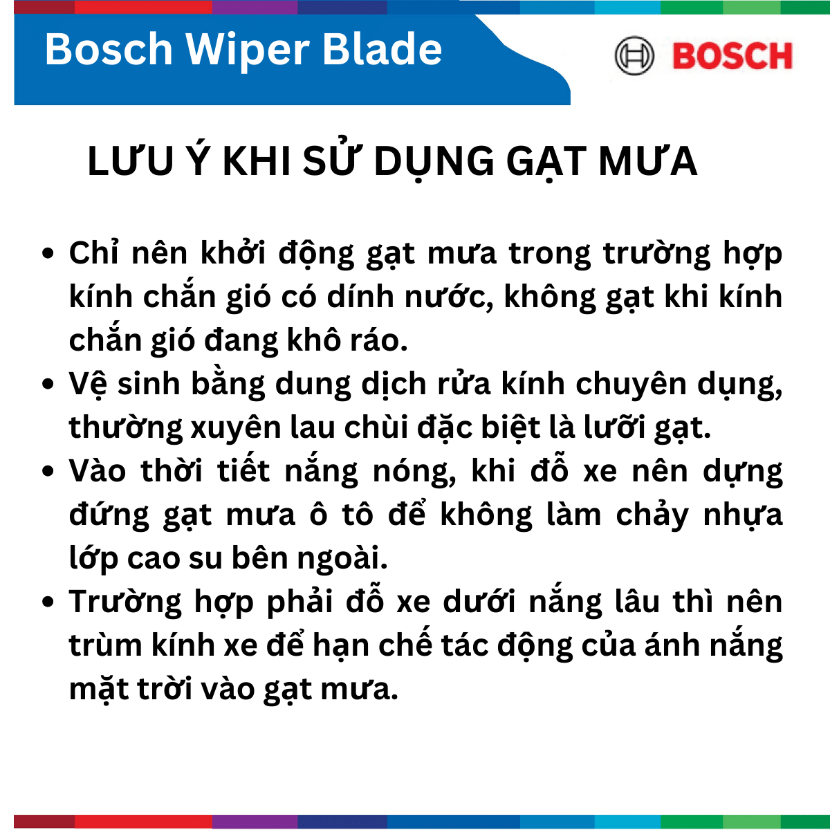 Bộ gạt mưa xe Mitsubishi Mirage, đời xe từ 2013 đến, Bosch Clear Advantage, móc chữ U, size 22 & 14, gạt nước xe Mirage